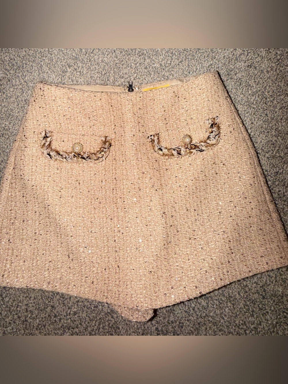 Flying Tomato Tierni Tweed Skort size S. EUC